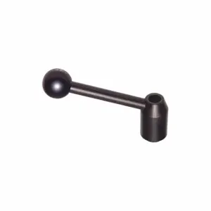 GRAINGER MA-27100 Adjustable Handle, Ball Knob, Steel Handle, 1/2 Inch To 13 Thread Size, Black | CP6YPM 454R98