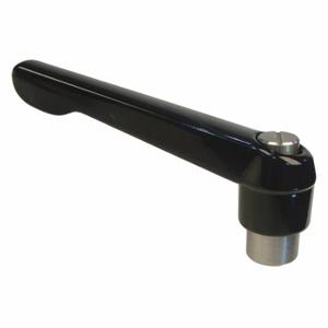 GRAINGER MA-69043 Adjustable Handle, Teardrop, Plastic Handle, 10 mm Hole Thread Size, Black | CP7AGP 419G58