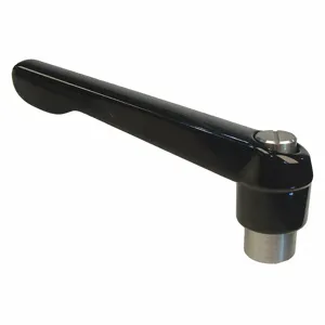 GRAINGER MA-68032 Adjustable Handle, Teardrop, Plastic Handle, 3/8 Inch To 16 Thread Size, Black | CP6ZJT 419F90