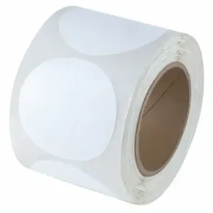 GRAINGER MC3WT Floor Marking Tape, Circle, Solid, White, No Legend, 3 X 3 Inch, 5 Mil Tape Thick | CP9PQF 452D21