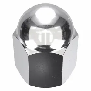 GRAINGER MPB111 Cap Nut, 1/2 Inch-13 Thread, Chrome Plated, Not Graded, Steel, 1.066 Inch Height | CP8JVL 2FUE8