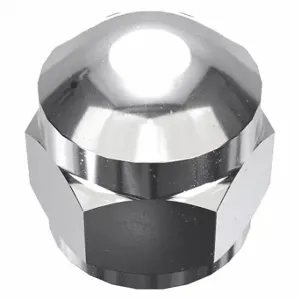 GRAINGER MPB1471 Cap Nut, Flattened Head, 7/16 Inch-14 Thread, Chrome Plated, Not Graded, Steel | CP8KAN 4GVF6