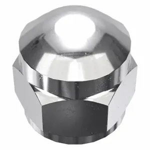 GRAINGER MPB1472 Cap Nut, Flattened Head, 7/16 Inch-20 Thread, Chrome Plated, Not Graded, Steel | CP8KAP 4GVF7