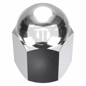 GRAINGER MPB3099 Cap Nut, 3/8 Inch-16 Thread, Chrome Plated, Not Graded, Steel, 0.815 Inch Height | CP8KHR 2FUA4