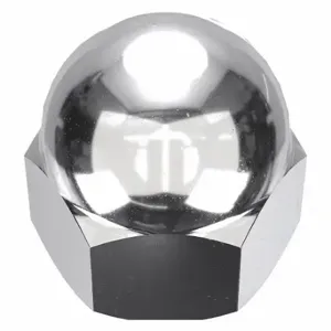 GRAINGER MPB3752 Cap Nut, #12-24 Thread, Chrome Plated, Not Graded, 0.41 Inch Height, 3/8 Inch Hex Width | CP8JUE 2JGF3