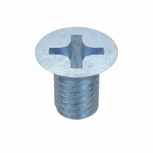 GRAINGER MPFFI-1002500-100P Machine Screw, #10-32 Thread Size, 2 1/2 Inch Length, Steel, Zinc Plated, Flat, Phillips | CQ6XRL 1MY17