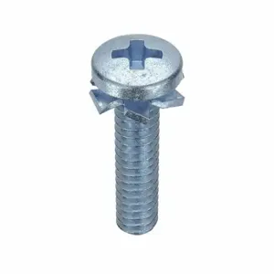 GRAINGER MPPEI-0400500-100P Machine Screw, #4-40 Thread Size, 1/2 Inch Length, Steel, Zinc Plated, Pan | CQ7WTB 1PXF5