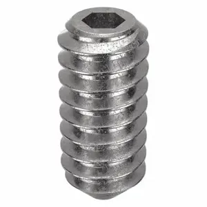 GRAINGER MS51021-11 Socket Set Screw, #4-40 Thread Size, 1/4 Inch Length, Stainless Steel | CQ4LYR 5GUF6