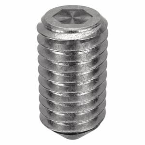 GRAINGER MS51023-51 Socket Set Screw, #10-32 Thread Size, 3/8 Inch Length, Stainless Steel | CQ4LYH 5GUH1