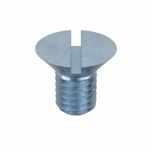 GRAINGER MSFFI-1000250-100P Machine Screw, #10-32 Thread Size, 1/4 Inch Size Length, Steel, Zinc Plated, Flat, Slotted | CQ6XRH 2FE86