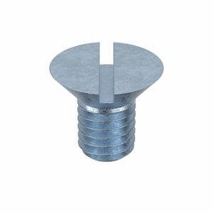 GRAINGER MSFFI-1000370-100P Machine Screw, #10-32 Thread Size, 3/8 Inch Size Length, Steel, Zinc Plated, Flat, Slotted | CQ6XRT 2FE90