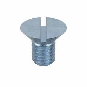 GRAINGER MSFFI-1000870-100P Machine Screw, #10-32 Thread Size, 7/8 Inch Size Length, Steel, Zinc Plated, Flat, Slotted | CQ6XWG 2FE98