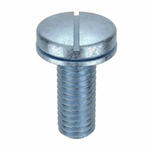 GRAINGER MSPIFI-1000500-100P Machine Screw, #10-32 Thread, 1/2 Inch Length, Steel, 0.024 Inch Washer Thickness, 100PK | CG9UPD 1PXZ9