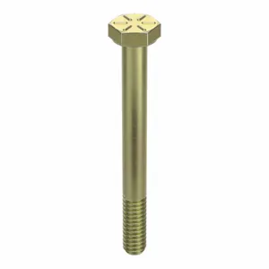 GRAINGER N04104.031.0250 Hex Head Cap Screw 5/16-18X2-1/2 Steel Grade 8 Zinc Yellow, 50PK | AH8HPA 38TP13