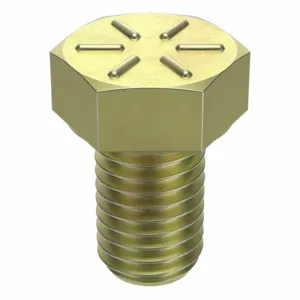 GRAINGER N04104.075.0100 Hex Head Cap Screw 3/4-10X1 Steel Grade 8 Yellow Zinc, 10PK | AH8HKM 38TN31