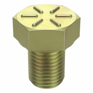 GRAINGER N04360.037.0062 Hex Head Cap Screw 3/8-24X5/8 8 Steel Grade 8 Yellow Zinc, 50PK | AH8UKQ 38ZT84