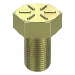 GRAINGER N04360.062.0100 Hex Head Cap Screw 5/8-18X1 Steel Grade 8 Yellow Zinc, 10PK | AH8HLR 38TN58