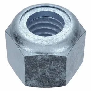 GRAINGER NLI20370NE-1500T Lock Nut, Nylon Insert, 3/8-16 Inch Thread Size, Steel, Grade 2, Zinc Plated | CQ2JRX 4KGY2