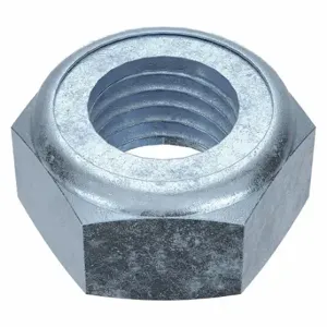 GRAINGER NLI21120NE-001P Lock Nut, Nylon Insert, 1 1/8 Inch-7 Thread Size, Steel, Grade 2, Zinc Plated | CQ2JRG 4FAN1