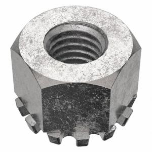 GRAINGER NLIX050NU-001P Lock Nut, Nylon Insert, 1/2 Inch-13 Thread Size, Stainless Steel, 18-8, Plain | CQ2JRJ 4EFX6