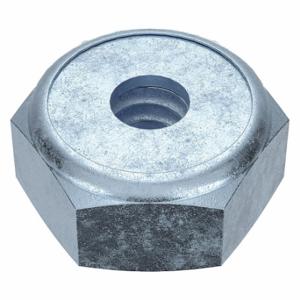 GRAINGER NLMSI20-40NTM-100P Lock Nut, Nylon Insert, #4-40 Thread Size, Steel, Grade 2, Zinc Plated, 1/4 Inch Hex Width | CQ2JRB 4EFX4