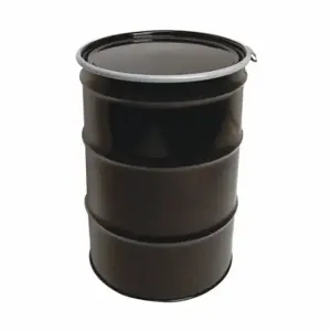 GRAINGER OH55-3E Transport Drum, Steel, 55 gal, Bolt Ring, Black/Black, Epoxy Phenolic Lining | CQ3MZX 8WY75