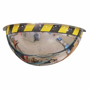 GRAINGER ONV-180-26-SB Half Dome Mirror, Acrylic, 26 Inch Dia, No Backing, Indoor | CQ4KTD 5NAK6