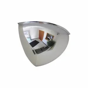 GRAINGER ONV-90-18-PC Quarter Dome Mirror, Polycarbonate, 18 Inch Dia, No Backing, Indoor | CQ4KTZ 420H96