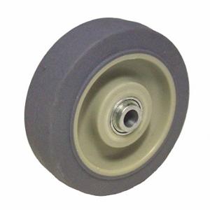 GRAINGER P-PRP-040X013/038K Nonmarking Rubber Tread on Plastic Core Wheel, 4 Inch Wheel Dia, 1 1/4 Inch Wheel Width | CQ4KAD 488T93