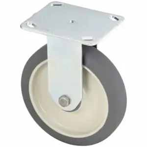 GRAINGER P12R-PRP060K-P3 Sanitary Plate Caster, 6 Inch Dia, 7 1/4 Inch Height, B | CQ3AAD 487H01