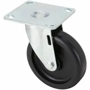 GRAINGER P12S-PB040B-P3 Standard Plate Caster, 4 Inch Dia, 5 1/8 Inch Height, Swivel | CQ6YDY 440A73