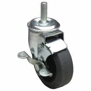 GRAINGER P12S-PRP050B-ST1-WB-EL Threaded Stem Caster, 5 Inch Wheel Dia., 325 lbs. Capacity | CJ2HYM 490W38