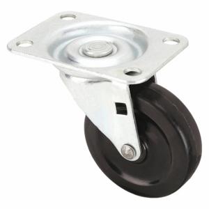 GRAINGER P12S-R030D-12 Standard Plate Caster, 3 Inch Dia, 4 1/4 Inch Height | CQ6YCX 490V58