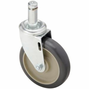 GRAINGER P12S-UP050D-SG7 NSF-Listed Sanitary Friction-Ring Stem Caster, 5 Inch Wheel Dia, 325 lbs, Delrin | CP9QRW 487G52