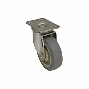 GRAINGER P12SX-PRP050K-12 Corrosion Resistant Standard Plate Caster, 5 Inch Dia, Firm | CQ6XWV 487H28