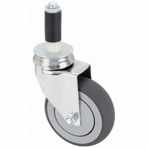 GRAINGER P14S-RP040K-SX3 Quiet-Roll Expanding Stem Caster, 4 Inch Wheel Dia, 190 Lb, 5 7/16 Inch Mounting Height | CP9HDA 455U26