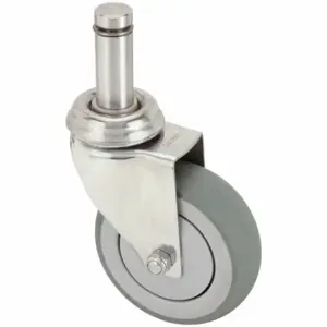 GRAINGER P14SX-RP040K-SG7-AM Antimicrobial Corrosion- & Debris-Resistant Friction-Ring Stem Caster, 190 lb | CP9QQK 455U32