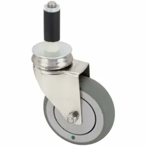 GRAINGER P14SX-RP060K-SX3-AM Antimicrobial Corrosion- & Debris-Resistant Expanding Stem Caster, 6 Inch Wheel Dia | CP9HCT 455U41