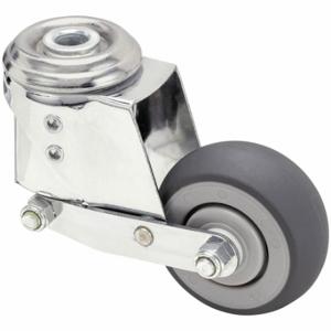 GRAINGER P16S-RP050K-H Shock-Absorbing Bolt-Hole Caster, 5 Inch Wheel Dia, 220 Lb, 6 5/16 Inch Mounting Height | CP7RUE 483N39