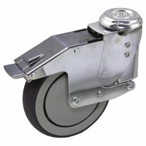 GRAINGER P16S-RP060K-H-WB Shock-Absorbing Bolt-Hole Caster, 6 Inch Wheel Dia, 240 Lb, 7 1/4 Inch Mounting Height | CP7RUG 490U75