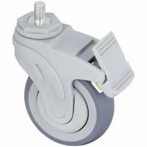 GRAINGER P17S-RP040K-ST85-TB Single-Wheel Threaded Stem Caster, 4 Inch Wheel Dia, 190 Lb, 5 13/16 Inch Mounting Height | CQ7JQZ 454M80