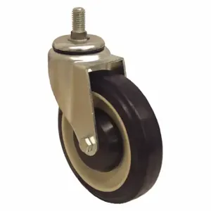 GRAINGER P20S-UP050K-ST1 Threaded Stem Caster for Shopping Carts, 5 Inch Wheel Dia, 220 lb, Swivel Caster | CQ7JRU 487H36