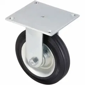 GRAINGER P21R-ALEV 127K-15 Standard Plate Caster, 5 Inch Dia, 6 1/2 Inch Height, Rigid Caster | CQ6YFE 490V64