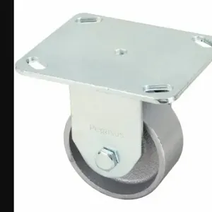 GRAINGER P21R-C040R-14 Sanitary Plate Caster, 4 Inch Dia, 5 5/8 Inch Height, B | CQ2ZWW 489D42