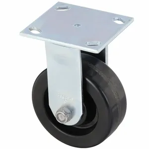 GRAINGER P21R-PH050R-14 Standard Plate Caster, Rigid, Phenolic, 1000 lb, 5 Inch Wheel Diameter | CE9FMQ 55KC20