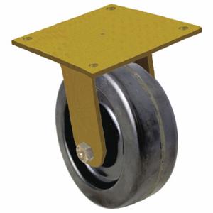 GRAINGER P21R-PH050R-16-YZ Standard Plate Caster, 5 Inch Dia, 6 1/2 Inch Height, Rigid, Hard | CQ6YFH 55KC11