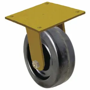 GRAINGER P21R-PH050R-16-YZ Standard Plate Caster, 5 Inch Dia, 6 1/2 Inch Height, Rigid, Hard | CQ6YFH 55KC11