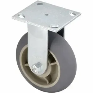 GRAINGER P21R-RCP060KP-14 Standard Plate Caster, 6 Inch Dia, 7 1/2 Inch Height, Rigid Caster | CQ6YGN 490V75