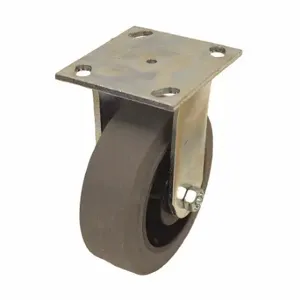 GRAINGER P21R-RP050R-14-EL Standard Plate Caster, 5 Inch Dia, 6 1/2 Inch Height, Rigid Caster | CQ6YKY 490V76