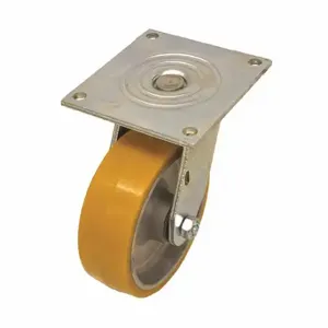 GRAINGER P21R-UA050R-15 Standard Plate Caster, 5 Inch Dia, 6 1/2 Inch Height, Rigid | CQ6YFA 489A34